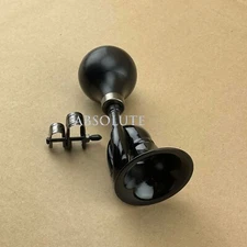 BLACK BUNGLE TRUMPET BICYCLE HORN FOR VINTAGE SCHWINN CRUISER BIKE FIXIE BELL.