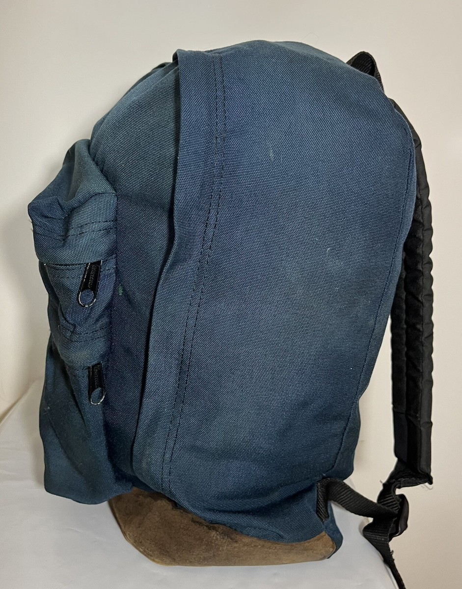 Eastpak Backpack USA Suede Blue Made Navy Bag eBay Book | Bottom Daypack