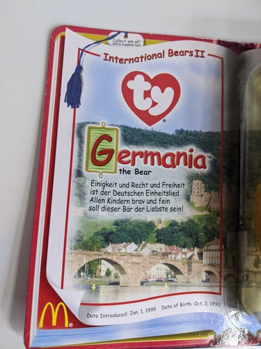 Teeny Original Beanies Germania Bär Werbe McDonalds Mini Beanies 2000 - Bild 7 von 9