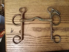 Used loose  cheek Pelham bit ported mouth nickel 4 1/2 in