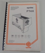Manuale Di Istruzioni / Catalogo Parti Epoke PT4H Spargisale