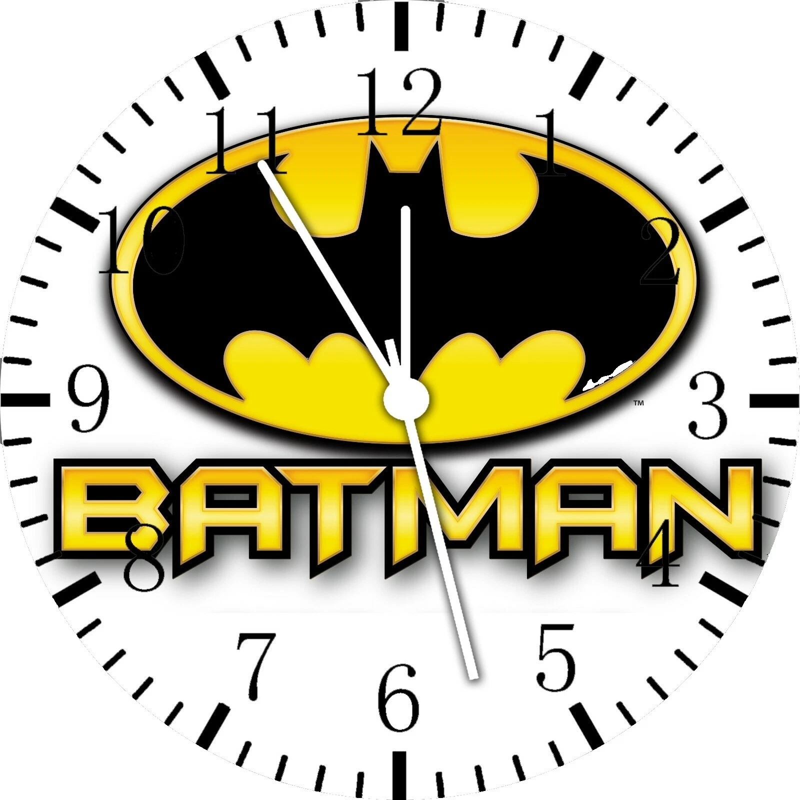 Batman Plastic Modern Wall Clocks