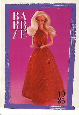 Barbie Collectible Fashion Card  /" Spectacular Fashions /"  1985