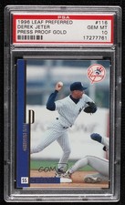 1996 Leaf Preferred Gold Press Proof Derek Jeter #116 PSA 10 GEM MT HOF 04b0