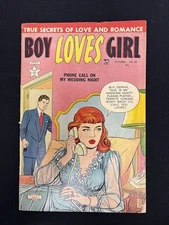 Boy Loves Girl #28 Very Good Minus 1952 Torrid Spicy Wife Cheating On Husband ￼