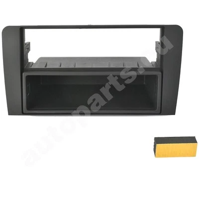 Adaptateur pour Compartiment car Radio Avec Rangement Amovible Audi A3 - Photo 1/3