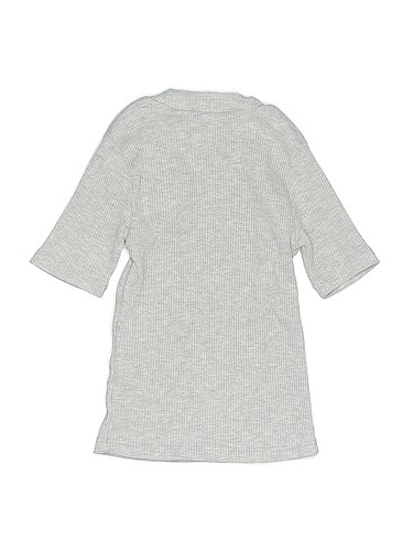 Zara Girls Gray 3/4 Sleeve T-Shirt 6 - Picture 2 of 2