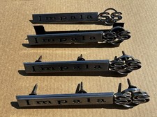 1967 Chevrolet Impala Gm Grill Fender Emblems Oem 3899599 7682050