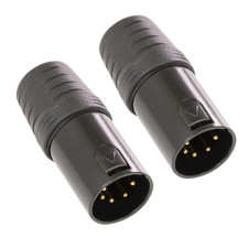 2-Pack - Cpoint Dmxterminator XLR 5 Pin DMX Terminator 120 Ohm XLR5-TERM