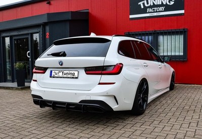 Gefräster Heckansatz in Race Optik aus ABS für BMW 3er G20 G21 M-340i mit ABE