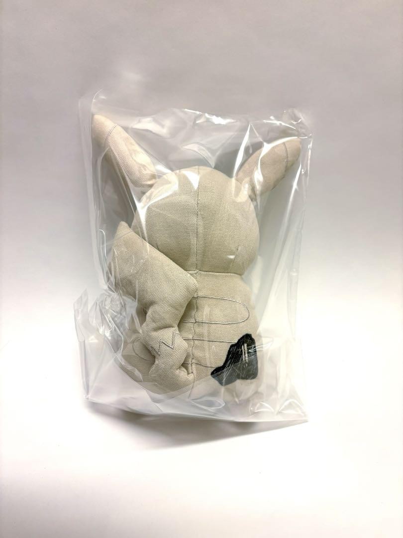 Daniel Arsham Pokemon Crystalized Pikachu Plush Beige Small