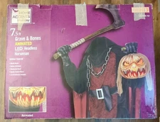 Home Accents Holiday 7.5 ft Halloween Animated Headless Horseman Retired Prop