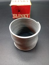 New Vintage Original JAMES Industries SLINKY Original Walking Spring Toy Read 