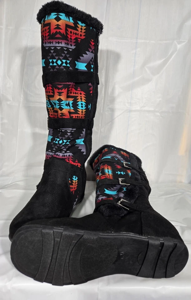 Botas con diseño nativo americano Foto 2 de 3