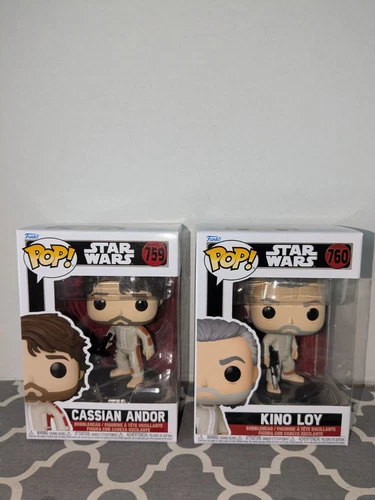 Funko! Pop Star Wars Andor: Cassian Andor And Kino Loy