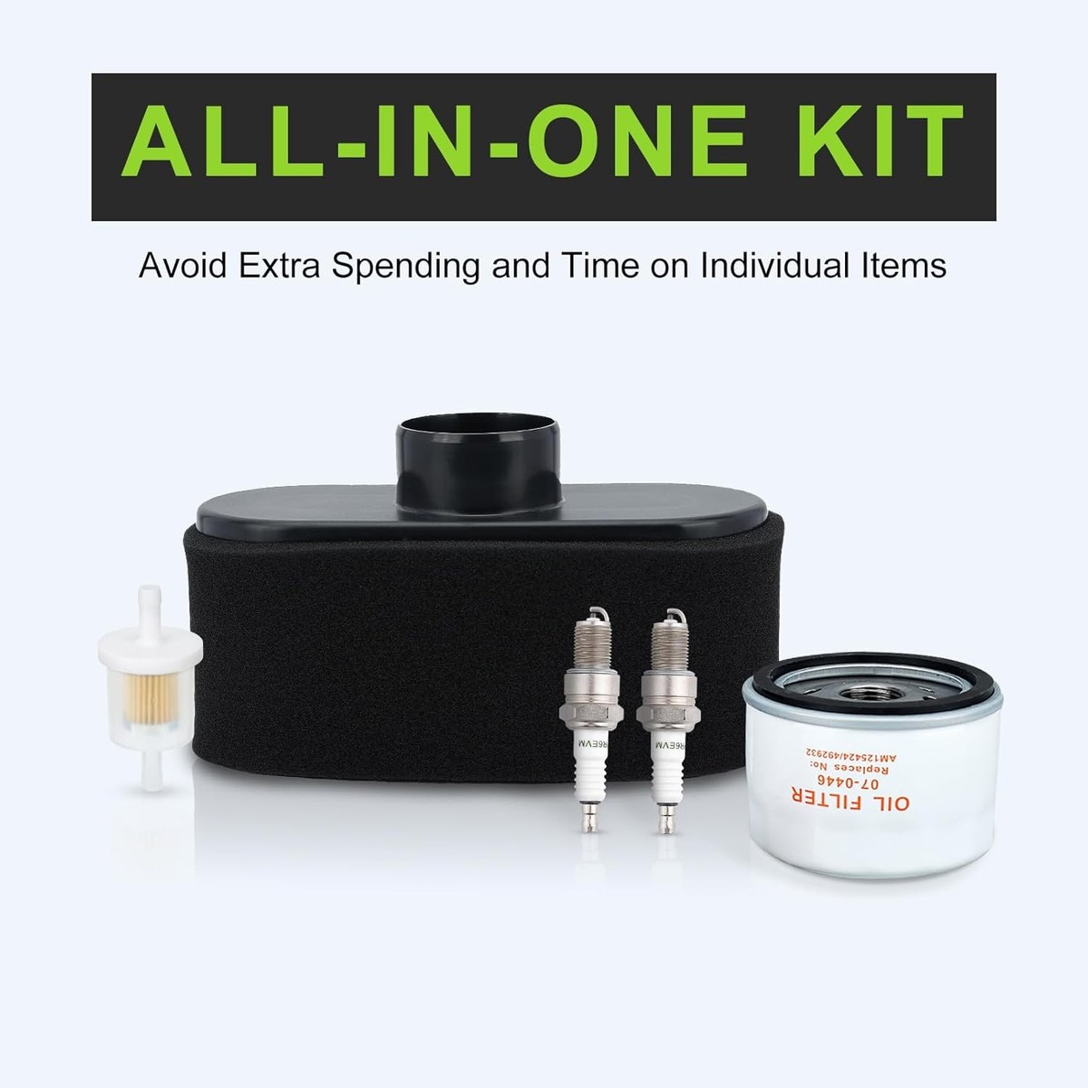 10) Inner & Outer Air Filter Sets Fits John Deere Models: X495 X595 - Foto 3