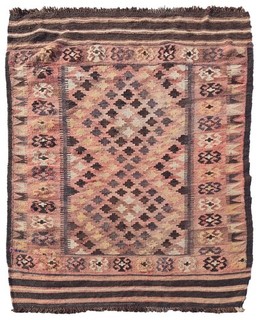 Amazing Hand Knotted Woven Vintage Afghan Maimana Wool Kilim Rug 6 x 3 Ft
