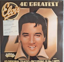 Elvis Presley 40 Greatest Vinyl Record 2LP VG+/VG+ ADEP12 1971