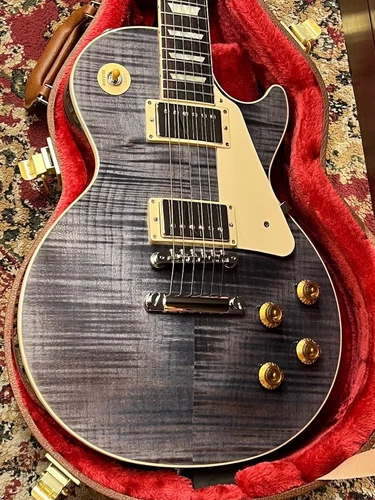 Gibson NEW Exclusive Model Les Paul Standard '50s Figured Top Translucent Black 