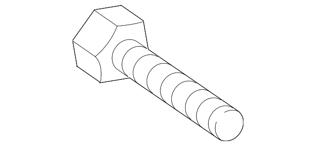 Genuine GM Rear Wheel Bolt 11588808