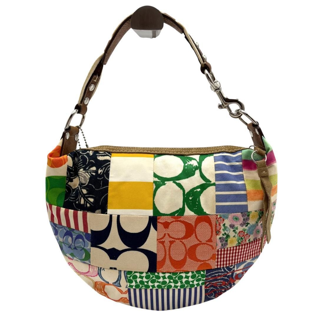 Coach Patchwork Hobo Shoulder Bag One Shoulder  5a - image 3