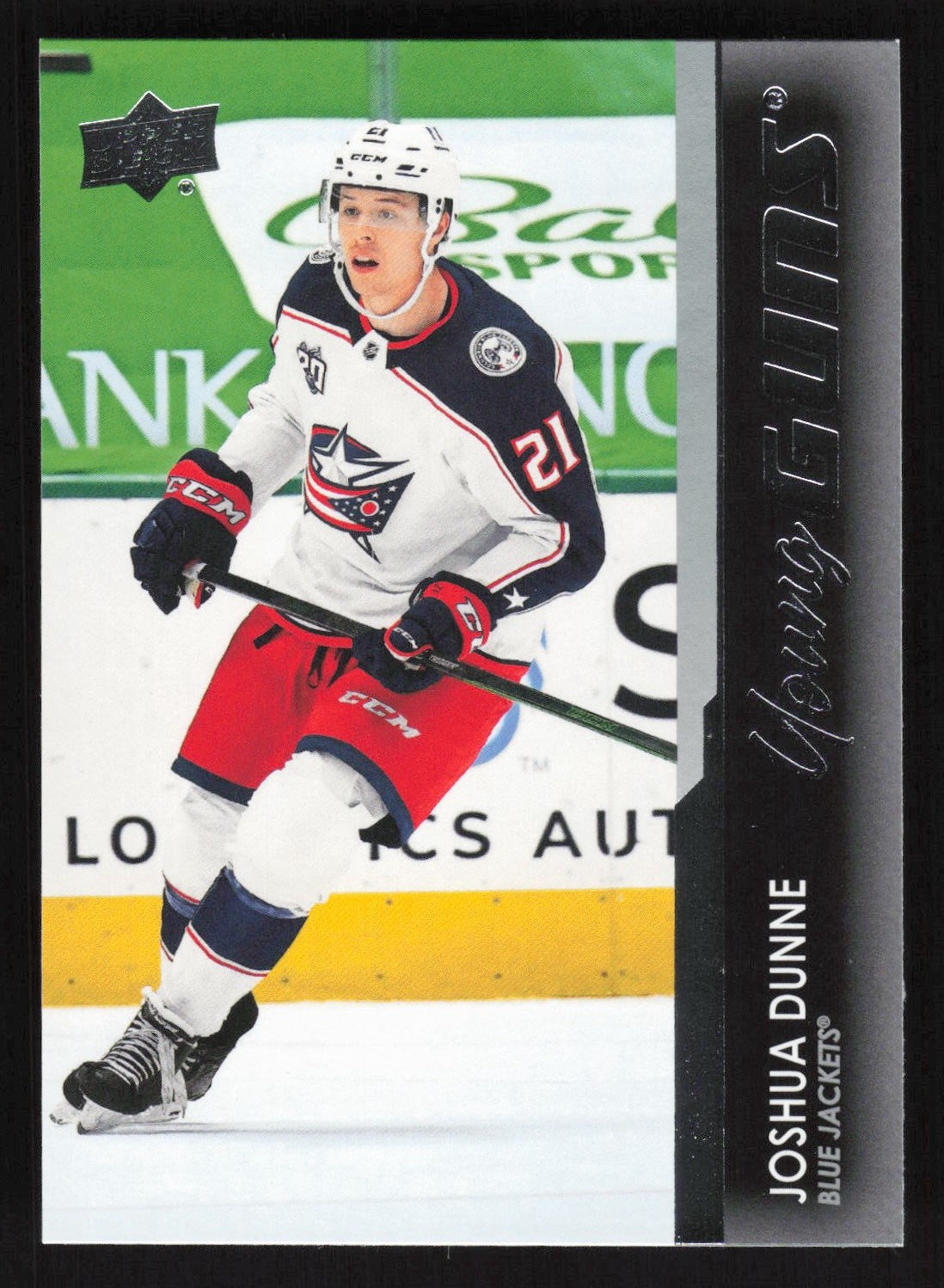 2021-22 Upper Deck #218 Joshua Dunne Young Guns Rookie Card