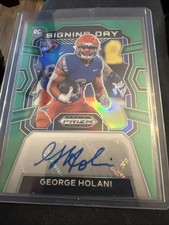 2024 Panini Prizm Draft Picks - Signing Day George Holani #SD-GHI (AU, RC)