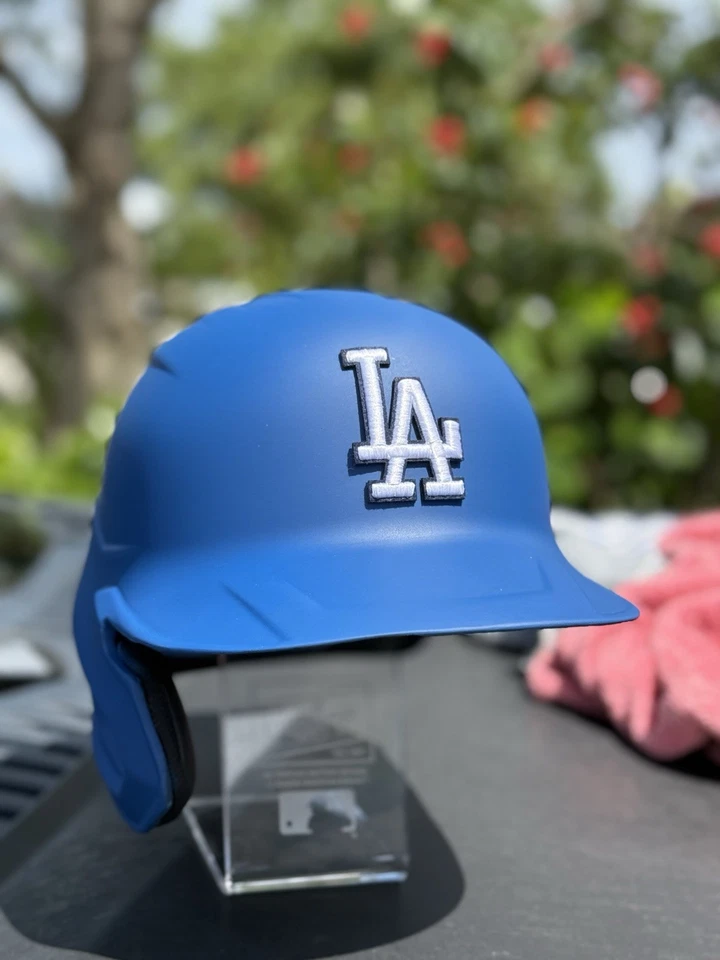 LOS ANGELES DODGERS AUTHENTIC RAWLINGS MACH PRO BATTING HELMET OHTANI - Image 2 of 4