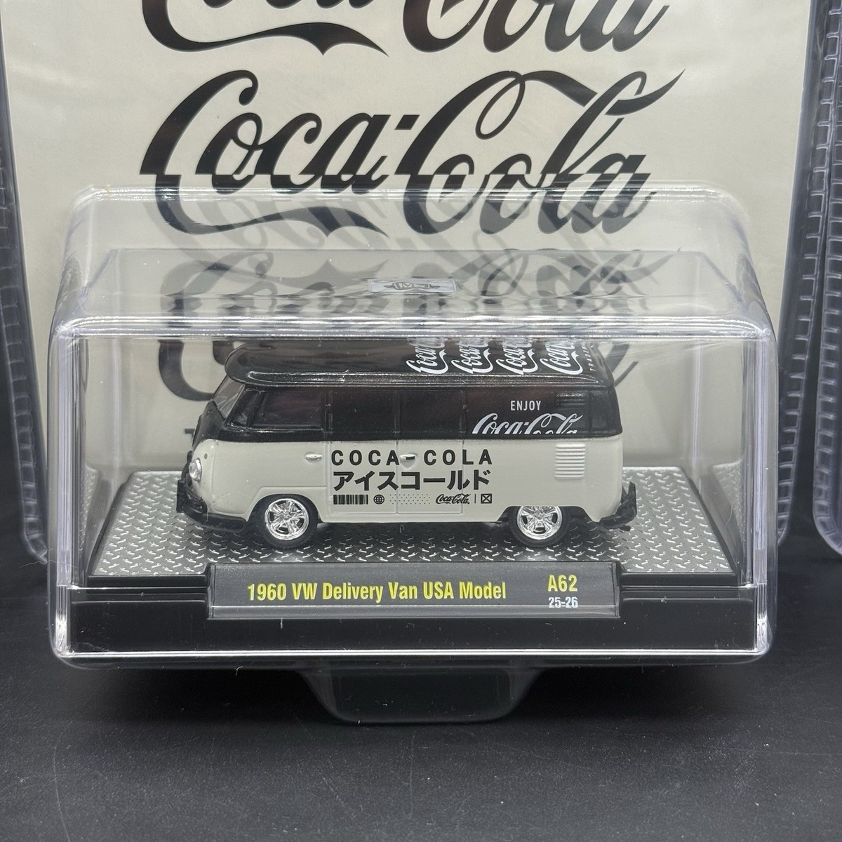 M2 Machines Coca-Cola 1960 VW Delivery Van USA Model A62 Set Base