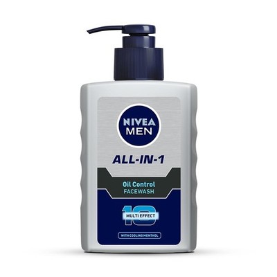 NIVEA MEN All in 1 Oil Control Face Wash with Cooling Menthol 150 g
