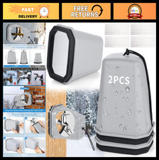2 Pack Extra Large Outdoor Faucet Covers for Winter Freeze Protection - Insulate