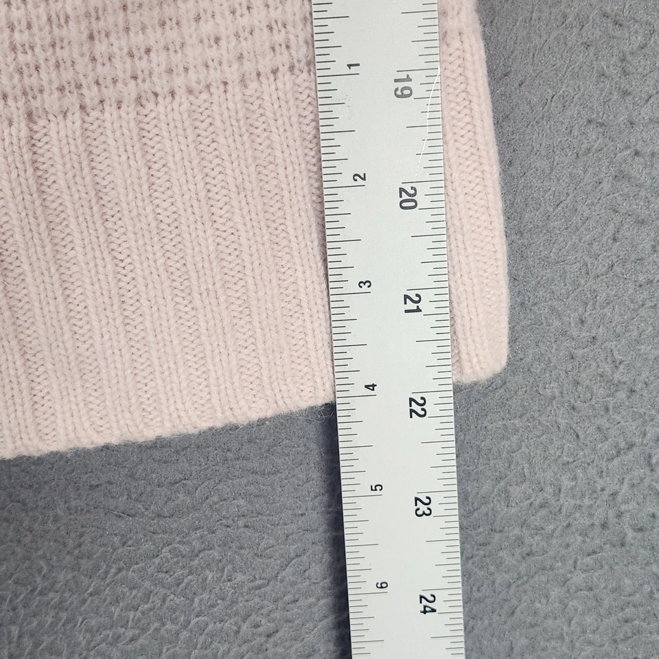 Suéter Carole Little Para Mujer Grande Rosa Con Capucha Cremallera Lana de Cordero Angora Tejido Sudadera con Capucha Foto 4 de 4