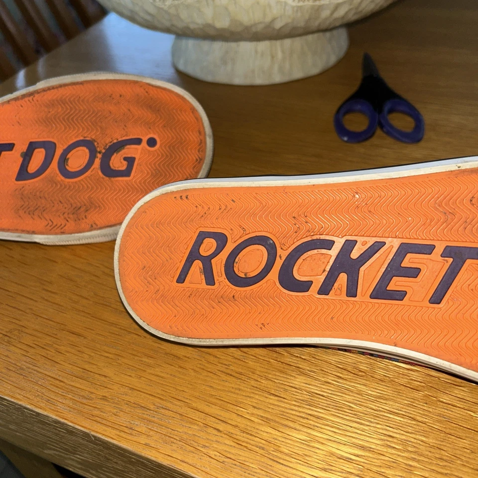 Rocket Dog Trainers Jazzin Rainbow Plush Foam Comfort Canvas Plimsole UK 7 - Image 4 of 4