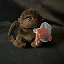 Planet Hollywood George The Baby Gorilla Vintage 1997 Bean Bag 