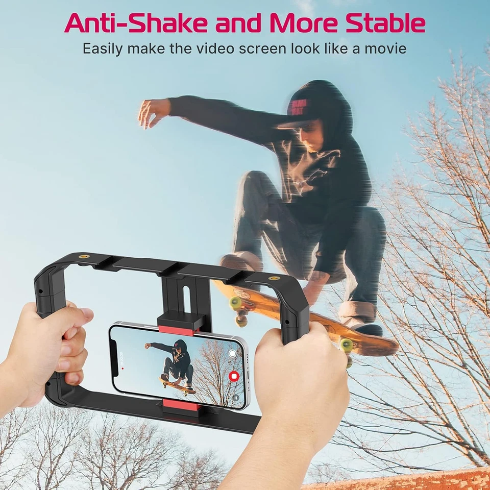 Ulanzi U Rig Pro Smartphone Video Rig with Cold Shoe Mounts and Clips - Image 2 of 4