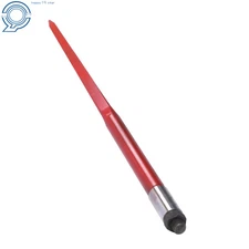 49" Hay Bale Spear For Skid Steer Tractor Loaders 4500 lbs Capacity Spike Fork