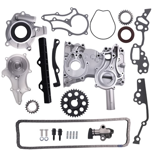 Timing Chain Kit Oil Water Pump Cover For Toyota Pick Up 2.4 20R 22R 85-95 - Picture 2 of 12