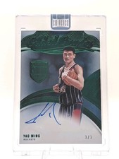 2024-25 Panini Eminence Yao Ming Gilded Graphs Emerald Auto #3/3