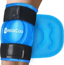 Knee Ice Pack Wrap around Entire Knee after Surgery, Reusable Gel Ice Pack f
