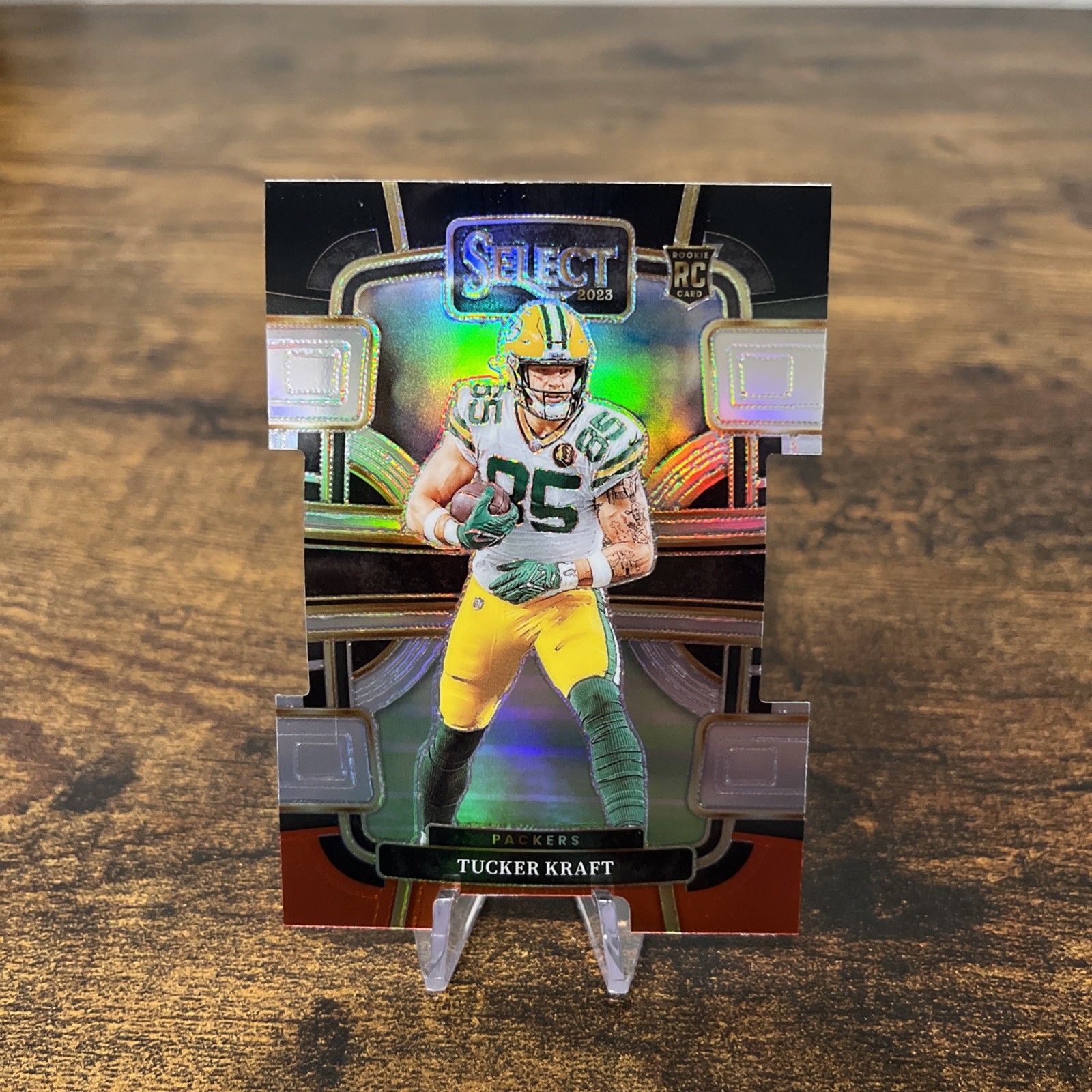 Tucker Kraft Black Red Prizm Die-Cut #37