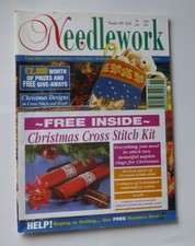 Needlework UK November 1994 Magazine w/Free Cross Stitch Kit