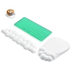 AKIT Bubble Massage Ergonomic Mouse Pad with Wrist Rest for Computer Keyboard...