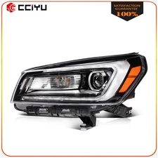 Left Driver Side Headlight Assembly w/LED DRL For 2013-2016 GMC Acadia