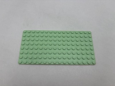 LEGO  Legoland System Platte Plate 8x16 Baseplate Light Green Mint 640 6403 PK24