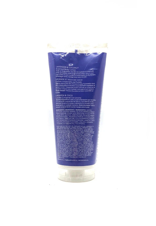 LOCIÓN CORPORAL PERFUMADA LAVANDA Y COCO MARY KAY~TAMAÑO COMPLETO~EDICIÓN LIMITADA~SELLADA Foto 3 de 3