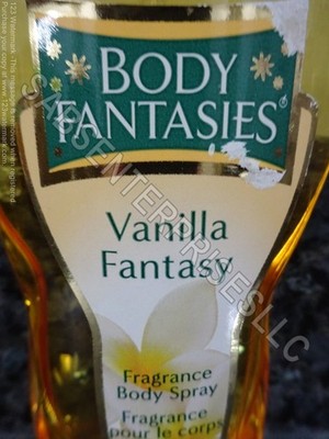 4 Body Fantasies VANILLA FANTASY Fragrance Perfume Mist Body Spray