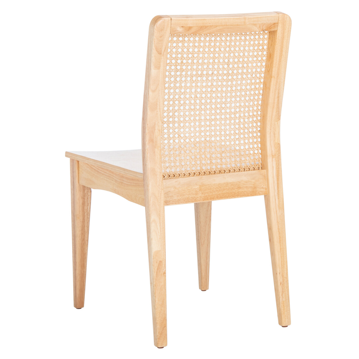 SAFAVIEH Benicio Rattan Dining Chair Set of 2 Natural Kitchen Dining Room Chair