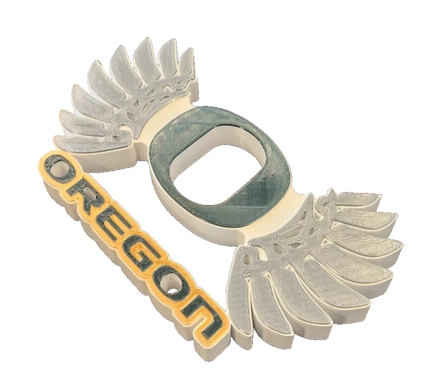 3d printed Oregon ducks logo - Image 3 of 4