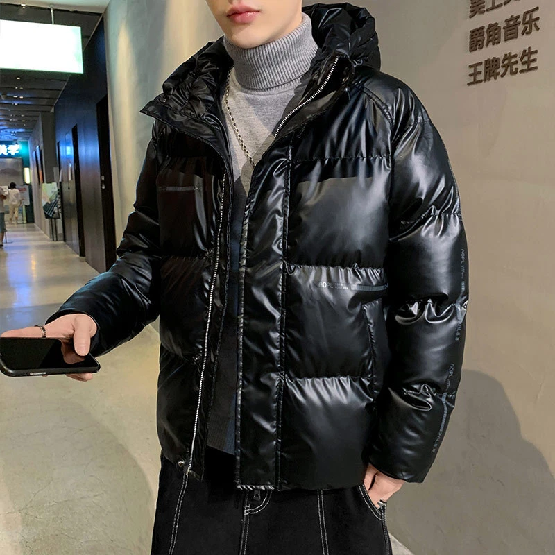 Shiny sale quilted jacket