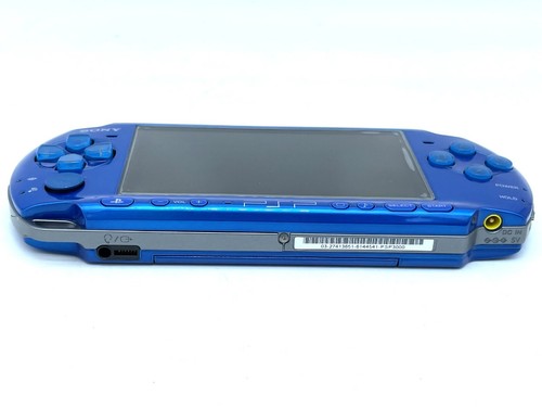 Consola SONY PSP-3000 Azul Nueva Batería y Memory Stick y Estuche Exterior Probado Bueno - Imagen 11 de 19